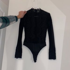 See through body suit